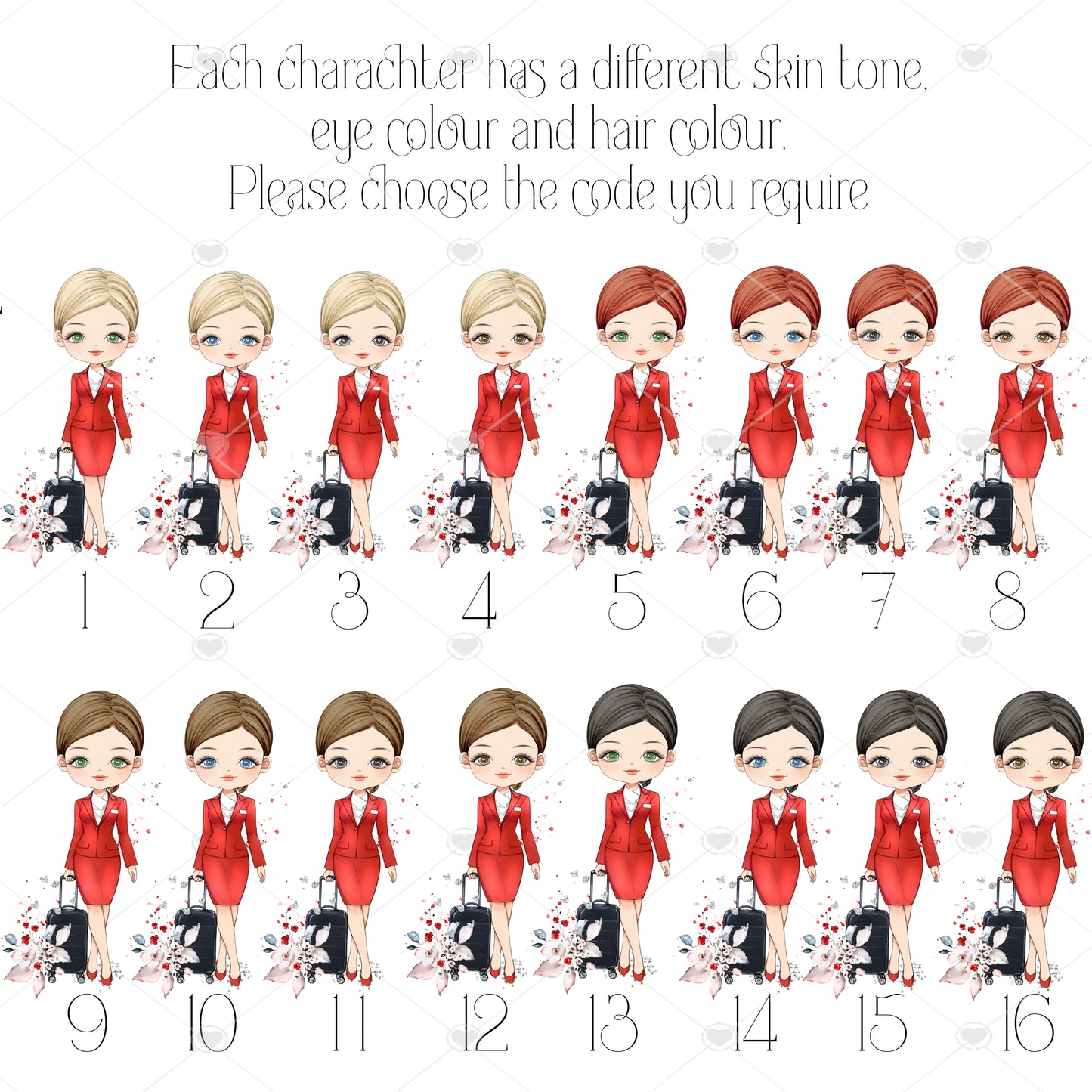 Personalised Flight Attendant Card, Air Hostess Card, Cabin Crew card, Air Steward, Birthday Card, Card for her, Aviation card (Copy)