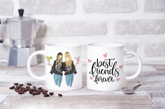 Best friend mug Mermaid, Soul sisters mug personalised besties mug