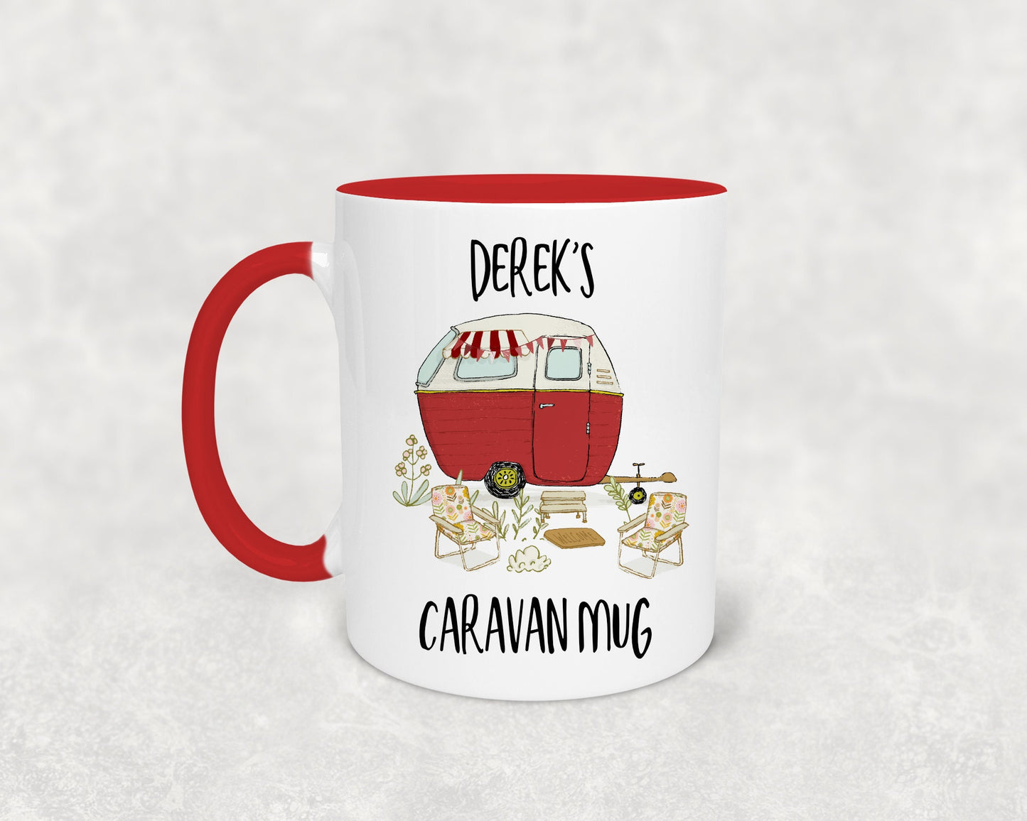 Personalised caravan mug - Campervan mug - Caravan Gift, Caravan mug
