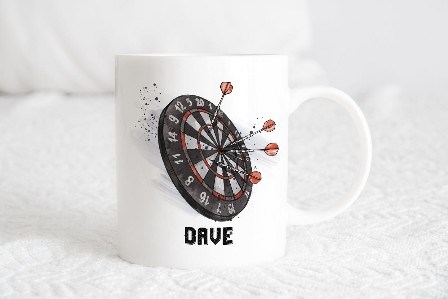 Personalised darts player mug, dart player coaster, Darts gift for him, Darts mug, sport mug, gift ideas