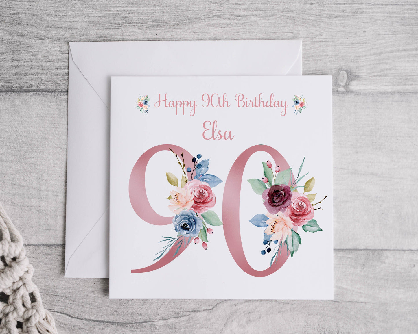 Personalised birthday card, Card for her, 18th, 21st, 30th, 40th any age