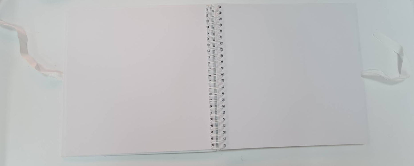 Personalised Wedding Guest Book, Cherry Blossom wedding guest book, memory book, photo album