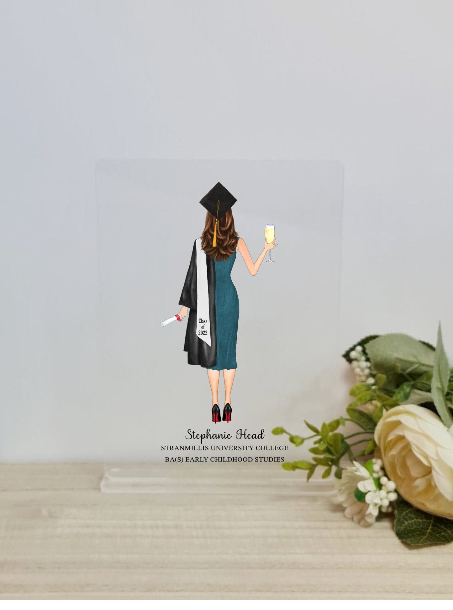 Personalised Graduation gift for her, Graduation acrylic plaque, Graduation Gift Ideas, Gift for Graduation