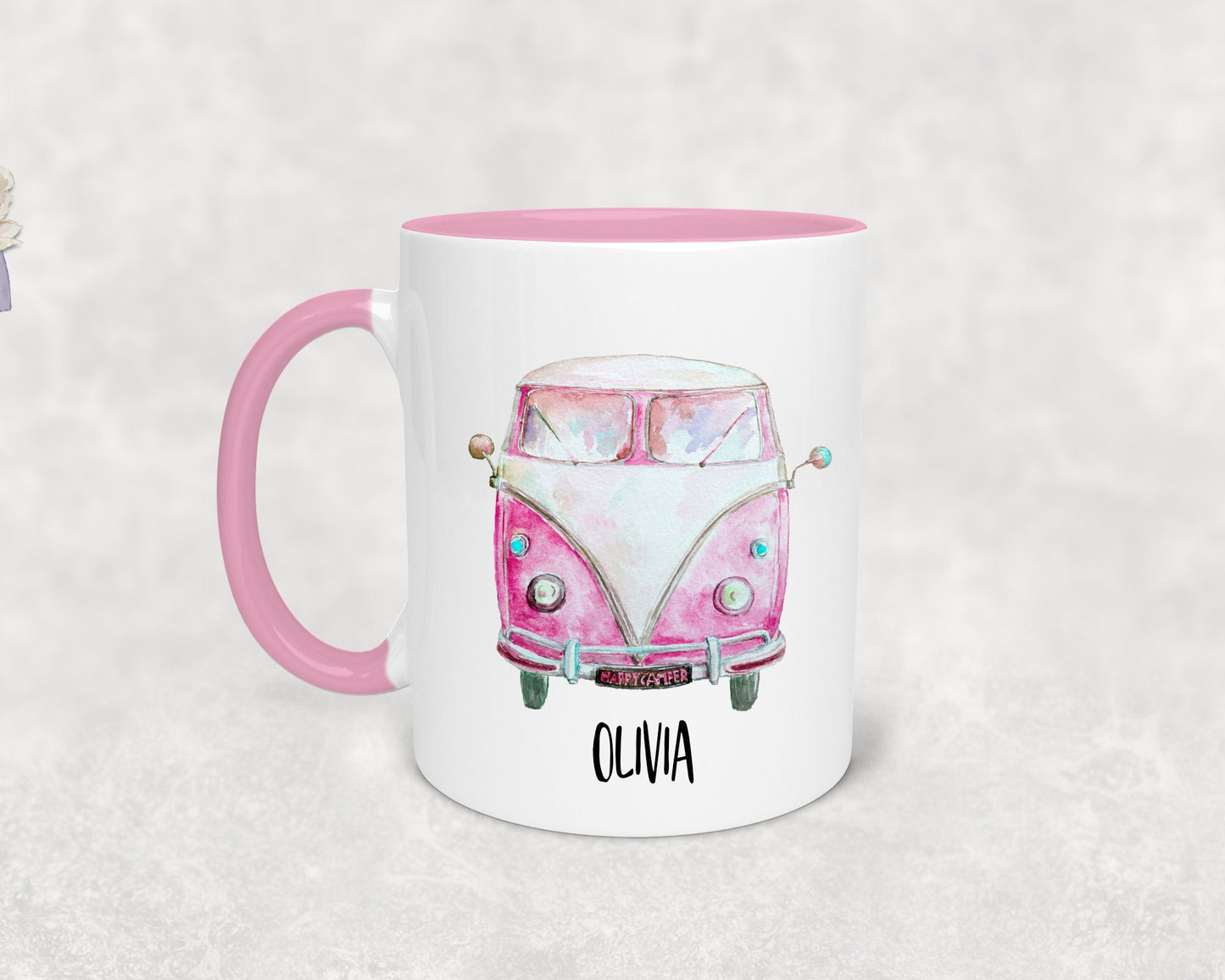 Personalised campervan mug, Motorhome mug, Caravan gift