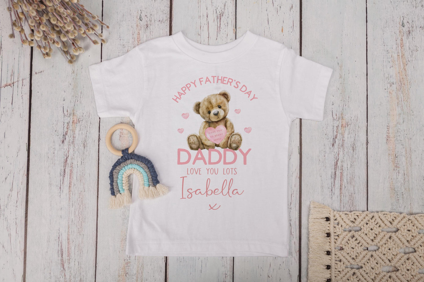 Personalised Father's Day gift, Father's Day baby Grow, Tshirt, Vest, Bib, Sleepsuit, Bodysuit, New Daddy Gift