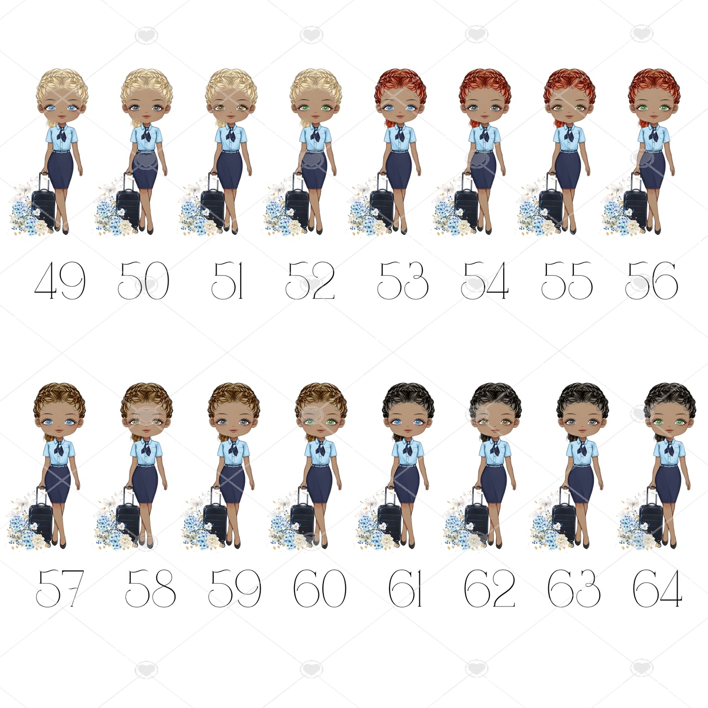 Personalised Flight Attendant Card, Air Hostess Card, Cabin Crew card, Air Steward, Birthday Card, Card for her, Aviation card (Copy) (Copy) (Copy)