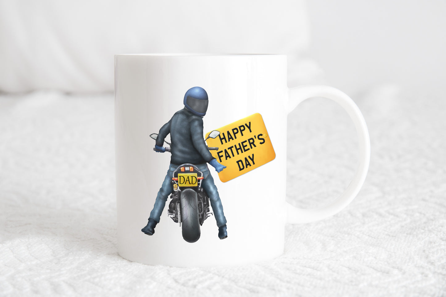 Motorbike Mug personalised, Motorbike Gift, Father's Day gift, Biker, Gift for dad