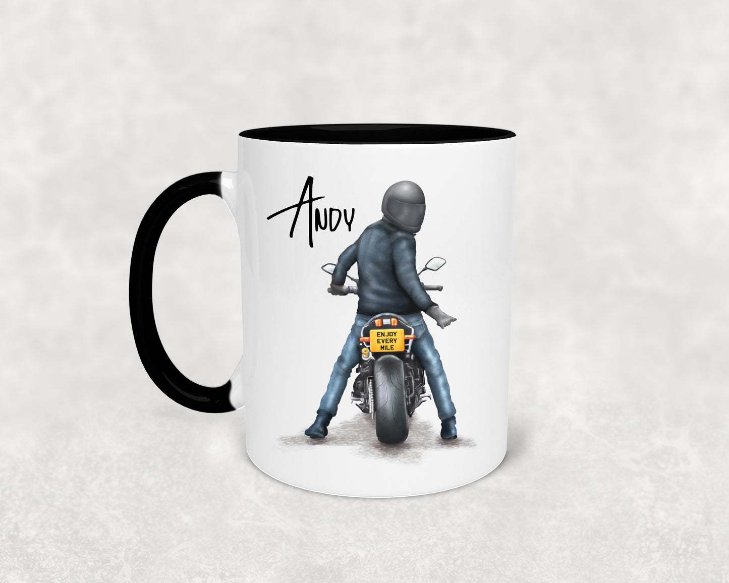 Motorbike Mug personalised, Motorbike Gift, Father's Day gift, Biker, Gift for dad