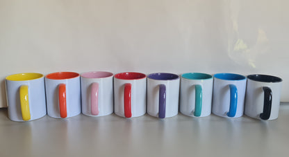 Positivity Gift Mug, Motivational mug, Mental health awareness, Gift for a friend, Rainbow Lightbulb