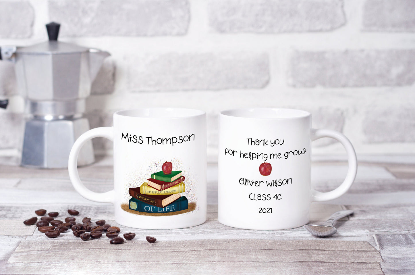 Personalised Teacher mug, Teacher thank you gift, Teacher Appreciation Gifts