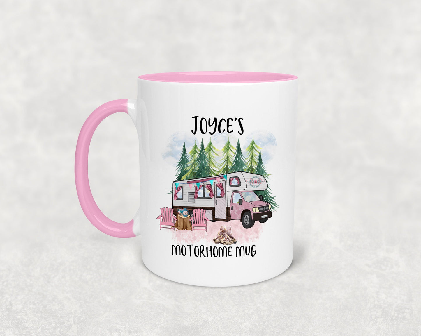 Personalised motorhome mug - Campervan mug - Motorhome Coaster- Motorhome Gift, Caravan mug