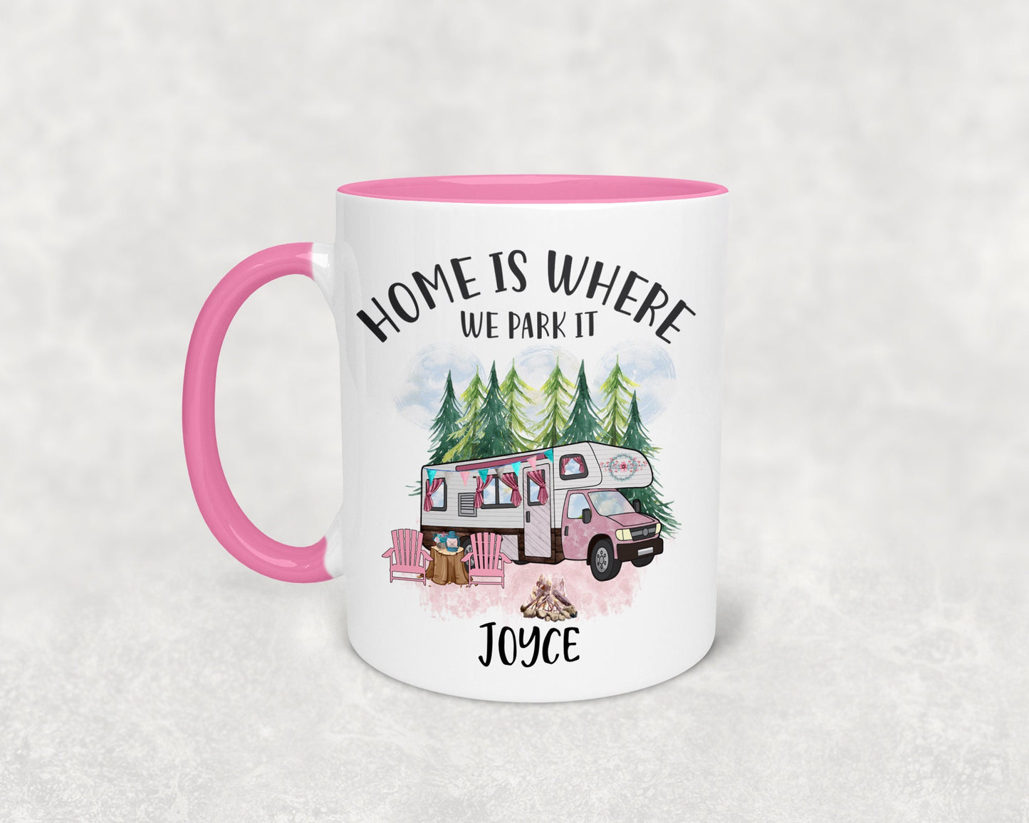 Personalised motorhome mug - Campervan mug - Motorhome Coaster- Motorhome Gift, Caravan mug