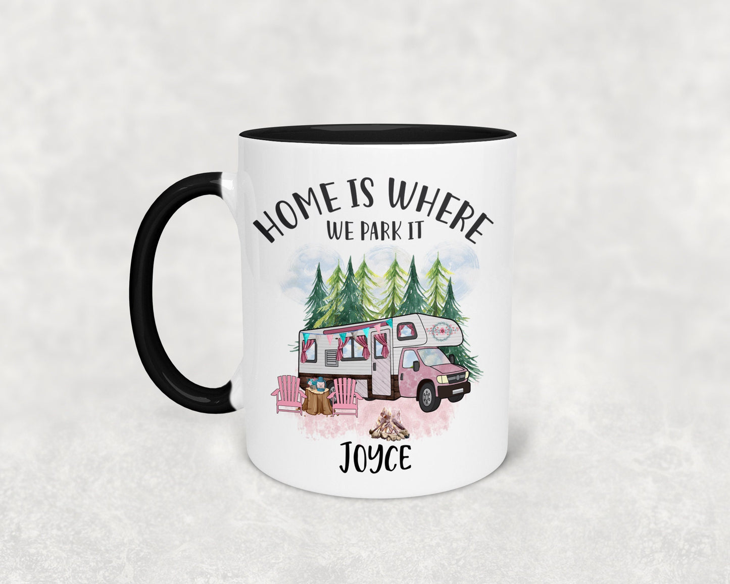 Personalised motorhome mug - Campervan mug - Motorhome Coaster- Motorhome Gift, Caravan mug