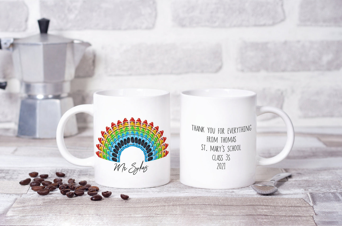 Personalised Teacher mug, Teacher thank you gift,  Teacher Appreciation Gifts, nursery teacher