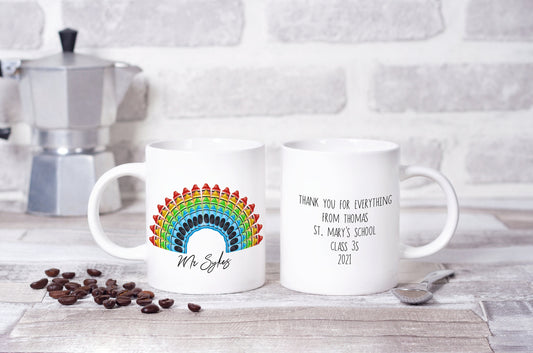 Personalised Teacher mug, Teacher thank you gift,  Teacher Appreciation Gifts, nursery teacher