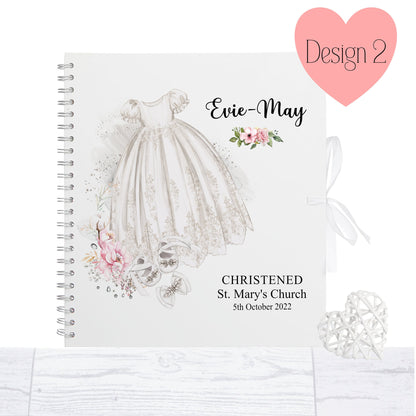 Personalised  Christening Guest Book, naming day book, Baptism, memory book, photo album