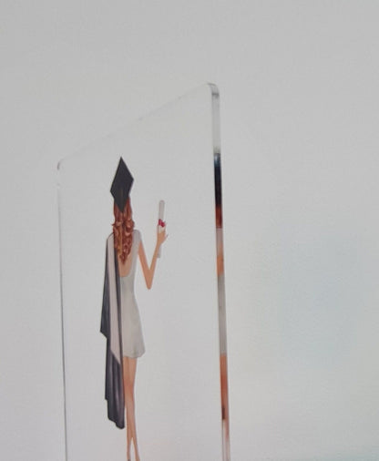 Personalised Graduation gift 2025, graduation gift for her, Graduation acrylic plaque, Graduation Gift Ideas, Gift for Graduation