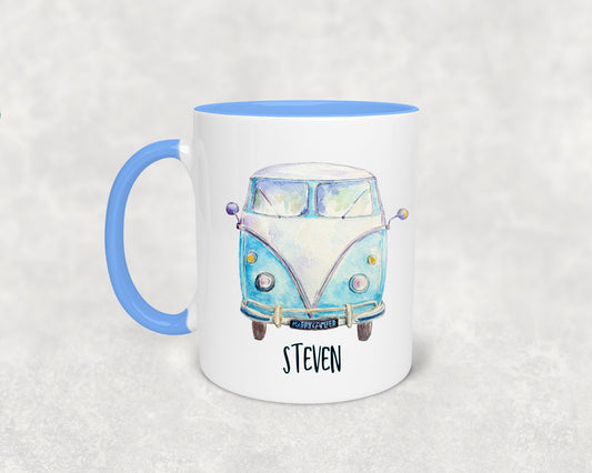 Personalised campervan mug, Motorhome mug, Caravan gift