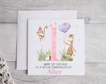 Personalised 1st 2nd 3rd Birthday Card for Son, Grandson, Nephew, Boy, Little Boy