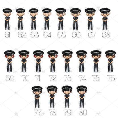Personalised Police Card, Police Congratulations Card, Police Promotion Card, Retirement, Passing Out, Police Force, PCSO Card, Well Done