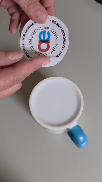 UVDTF Mug Base Care Instructions for 10oz and 11oz mugs