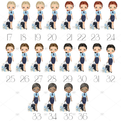 Personalised Flight Attendant Card, Air Hostess Card, Cabin Crew card, Air Steward, Birthday Card, Card for her, Aviation card (Copy) (Copy) (Copy)